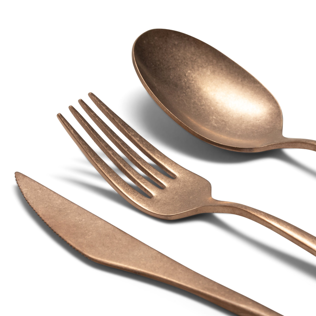 Vintage Stainless Steel Flatware Set (20-Piece Set, 4 Place Settings)-gallery-53882551894388