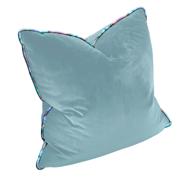 The Luxe - Porcelain Blue with Moroccan Knot Welt-gallery-34938322944113