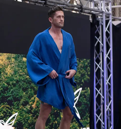 Men's Robe Set Blue