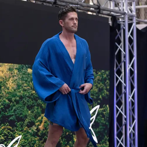 Men's Robe Set Blue-gallery-38287639740573