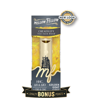 Creativity Blend 2ml Live Resin Disposable Vape - Golden Goat (Hybrid)