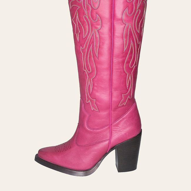 Santa Rosa Pink Wide Calf Boots-gallery-38281981821152