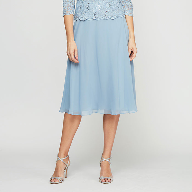 Petite Bella Sequin Lace Dress-gallery-42518926491904