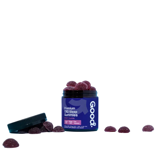 Berry Nighttime CBD Gummies with CBN - 30mg-gallery-58610017927477