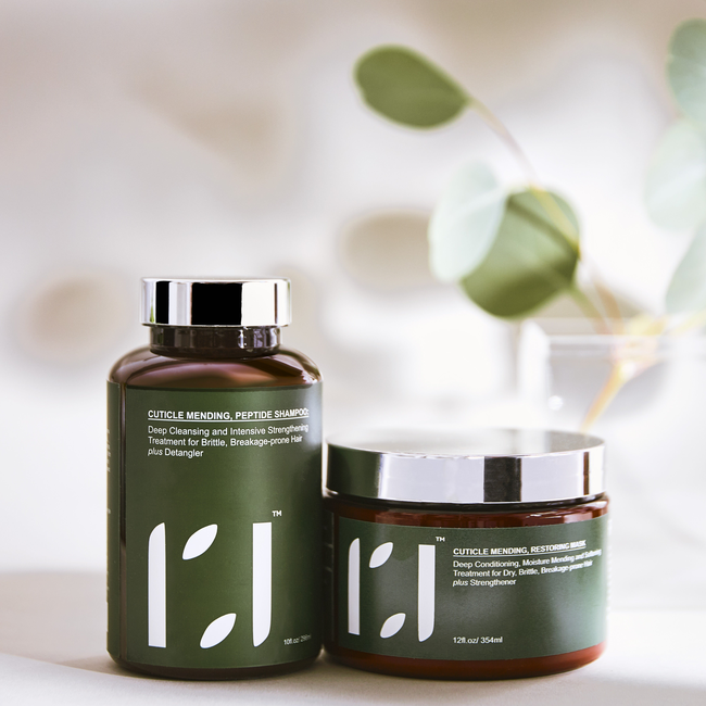 ROOTED REVIVall™ Cuticle Mending Peptide System – Breakage & Restoration Treatment Set-gallery-50396479455456