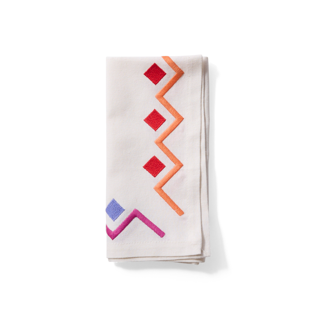 Tropical ZigZag Napkin (Set of 4)-gallery-47764173324569