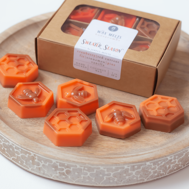 Sweater Season Wax Melts | Cinnamon + Cranberry + Pine + Fir + Vanilla-gallery-29618447286342