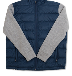 Down Jacket - Midnight Navy/Steel Heather