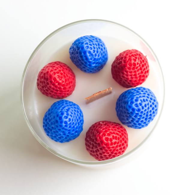 Dessert Candle Americana | Red White Blue Patriotic Home Decor-gallery-29365166768198