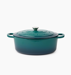 Enameled Cast Iron Oval Dutch Oven | 8QT/7.5L