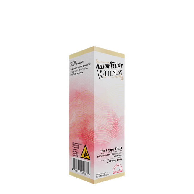 The Happy Blend CBD Tincture - 2000mg - Berry-gallery-37327691186382
