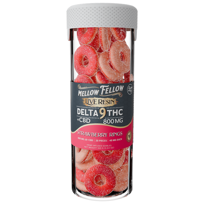 Delta 9 Live Resin Strawberry Rings-gallery-36739991961806