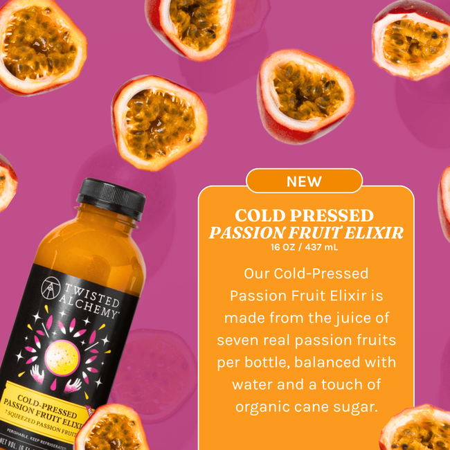 16oz PASSION FRUIT ELIXIR COLD PRESSED-gallery-60314132873583