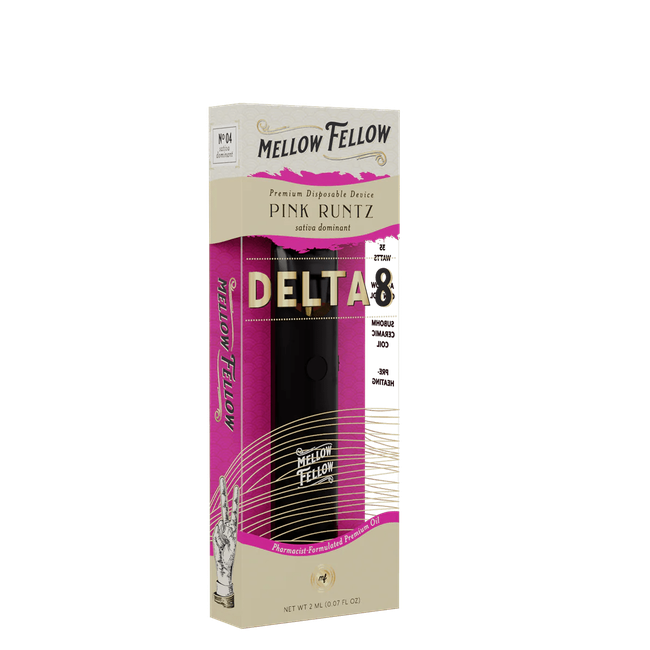 Delta 8 Premium 2ML Disposable Vape - Pink Runtz (Sativa Dominant)-gallery-37327680078030