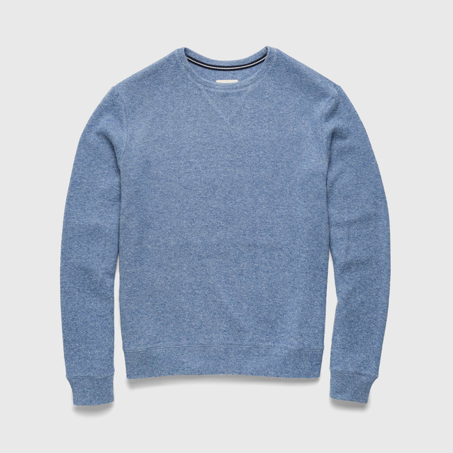 Butch Cashmist Crewneck - Blue Heather-gallery-44025212600578