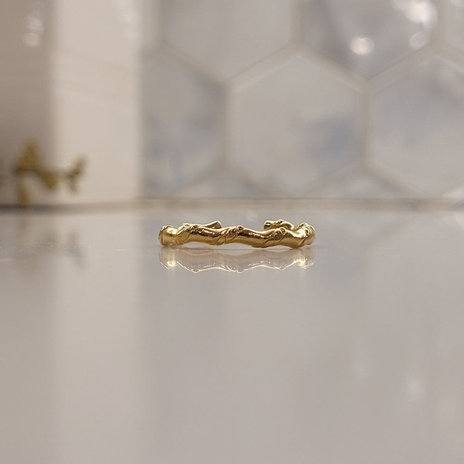 Veronica Open Gold Ring-gallery-42474229334266