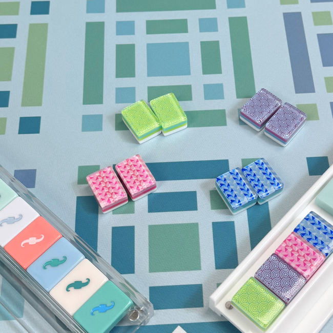 MAHJONG MAT | Brightside | 33" x 33"-gallery-50596983341367