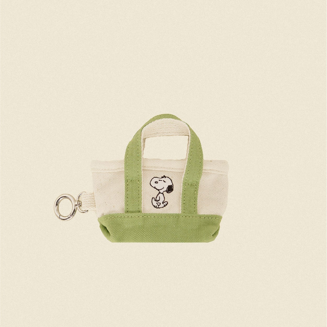 Snoopy Strollin Poop Bag Holder - Green-gallery-61730632073502