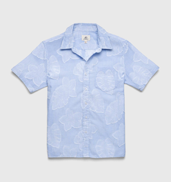 Joseph Striped Floral Shirt - Blue