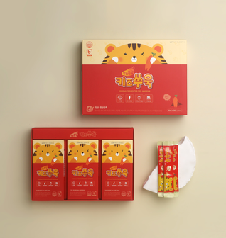OSONDOSON Fermented Red Ginseng for Kids – Pesticide-Free | 30 Stick Packs