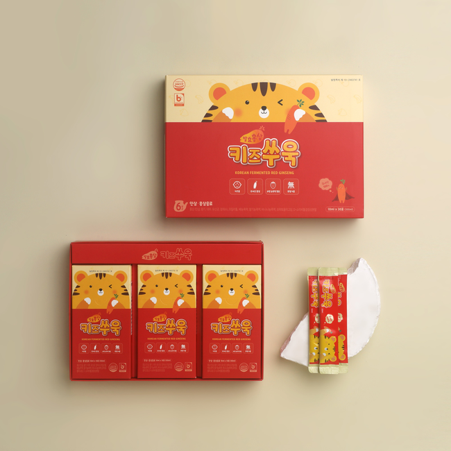 OSONDOSON Fermented Red Ginseng for Kids – Pesticide-Free | 30 Stick Packs-gallery-60423535067426