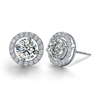 Hope Stud Earrings Earrings- Cubic Zirconia Stud Earrings