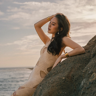 Drop Seashell Pearls