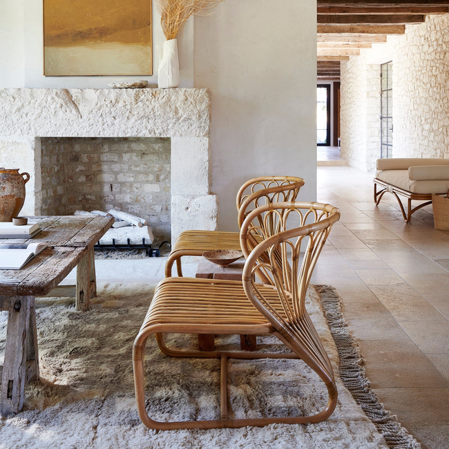 Coste Rattan Lounge Chair-gallery-29983337185341