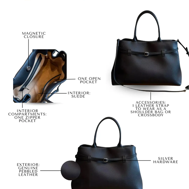 THE XL SARAH LARGE BELT TOTE BAG-gallery-34532871340077