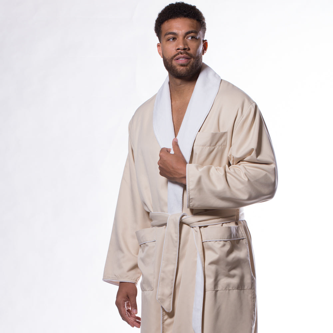 Luxury Microfiber Lined Robe Nude-gallery-46194683117827