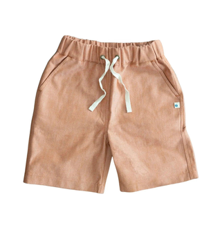 Jules Shorts - Orange Chambray