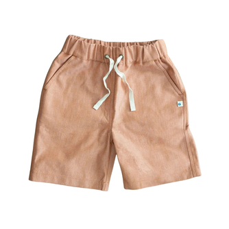 Jules Shorts - Orange Chambray