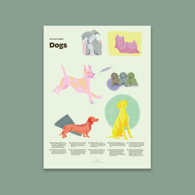 Dog Fun Facts Print-gallery-39424359760118