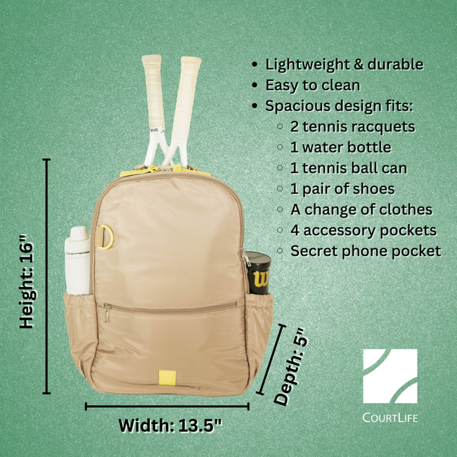 The BaseLiner Backpack - Sports Bag for Tennis and Pickleball-gallery-39710572314784