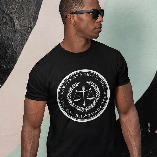 Not your lawyer Big and Tall Tee-gallery-33447485243458