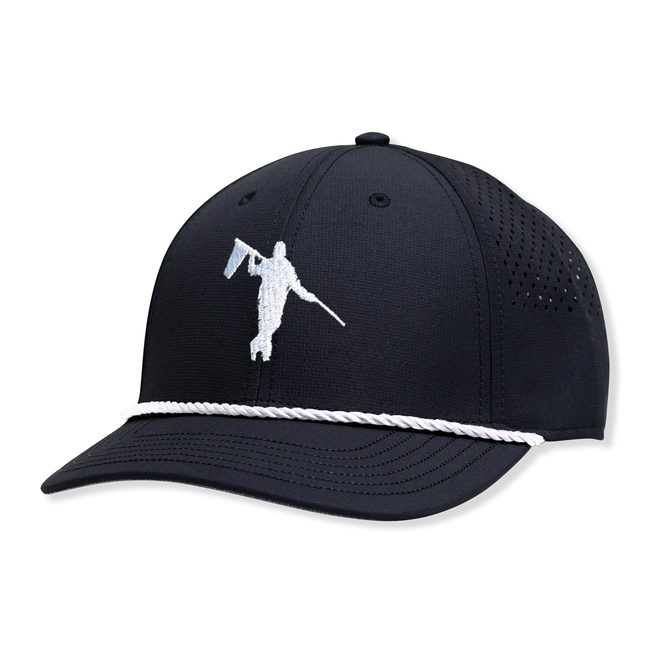 AOx Premium 6-Panel Looper Hat - Black-gallery-46996045758689