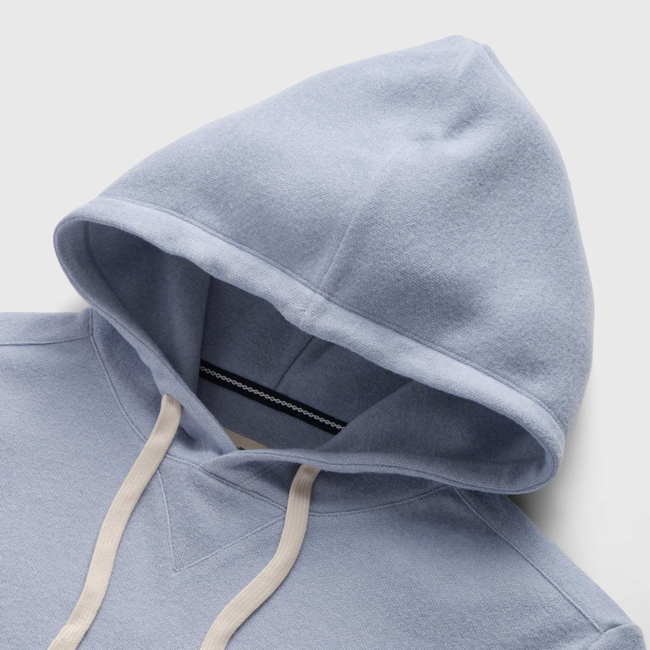 Justin Cashmist Fleece Hoodie - Light Blue Heather-gallery-45068459344130