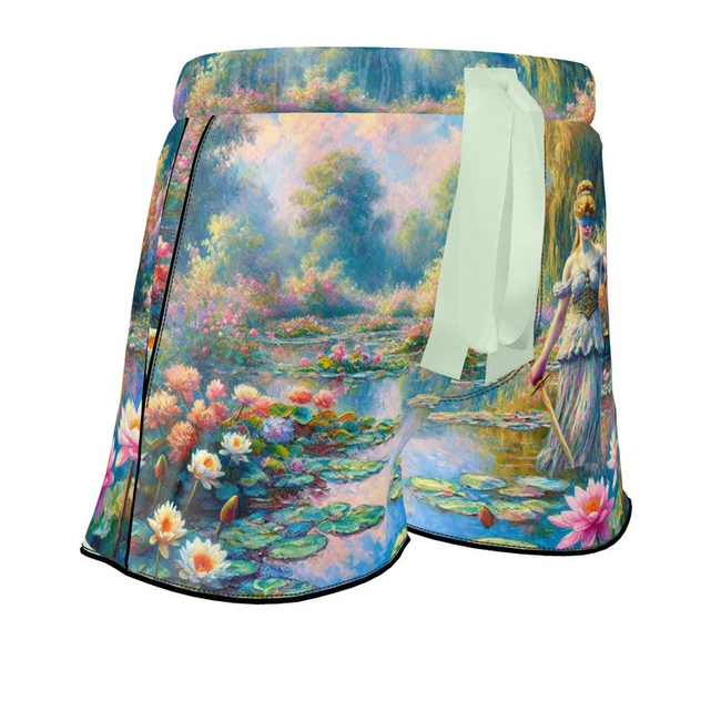 Justice in Bloom Luxury Pajama Shorts-gallery-32082071683138