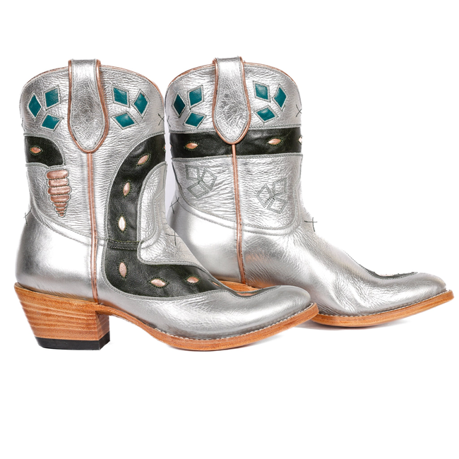 Silver Sneaky Snake Women's Cowboy Boot-gallery-37598096654517