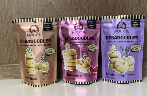 Award winning Boba short bread cookies "Bobadoodles"!