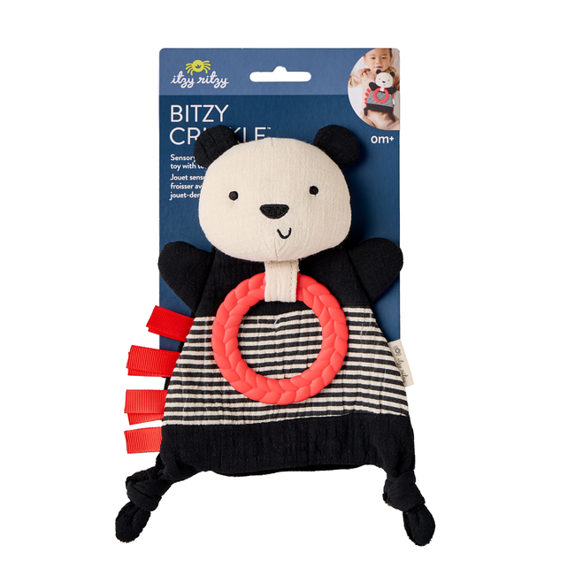 Bitzy Crinkle™ Sensory Crinkle Toy with Teether-gallery-40130119499947