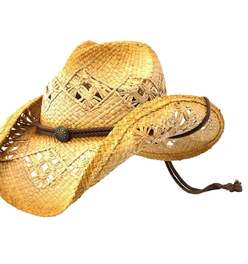 Deadwood Trading Hat Company Sonoma - Raffia Straw Cowboy Hat