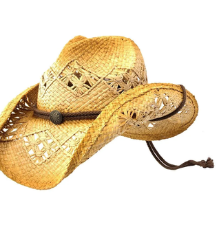 Deadwood Trading Hat Company Sonoma - Raffia Straw Cowboy Hat