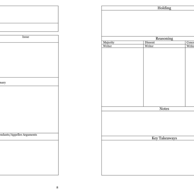 The Organized Lawyer Case Brief Notebook-gallery-32254258053186