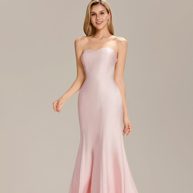 Knit Sleeveless Mermaid Wedding Guest Dress-gallery-33725800972362
