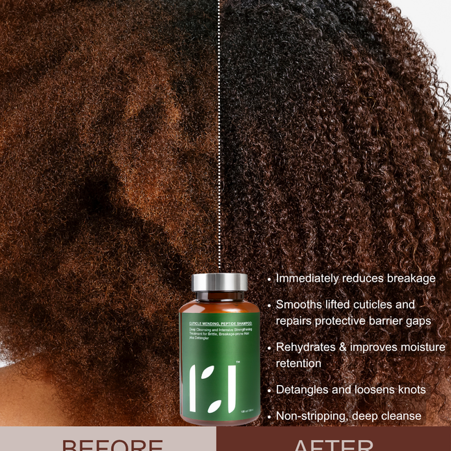 ROOTED REVIVall™ Cuticle Mending Peptide Shampoo – Breakage & Restoration Treatment-gallery-47648373833952