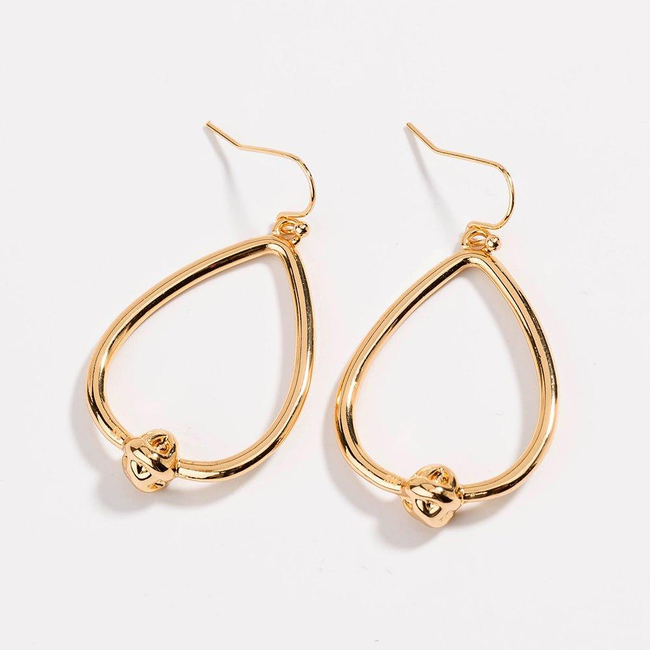 Dainty Love Knot Earrings-gallery-30351633743930