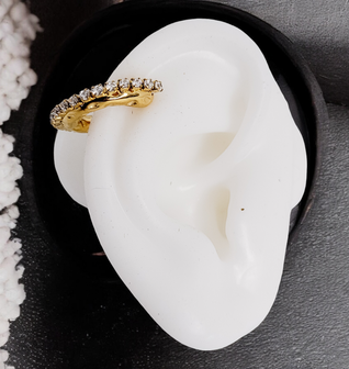 Hammered Ear Cuff