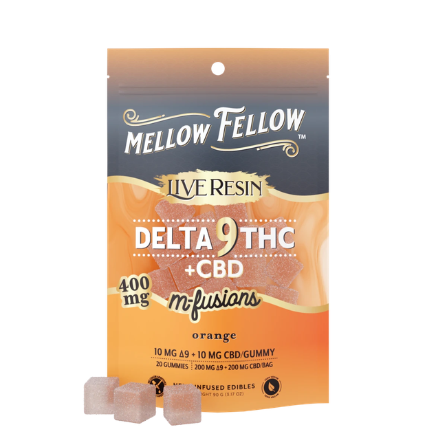 Delta 9 Live Resin Edibles 400mg - Orange-gallery-38665649094862