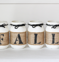 Fall Table Centerpiece | Fall Home Decor - Two Sided